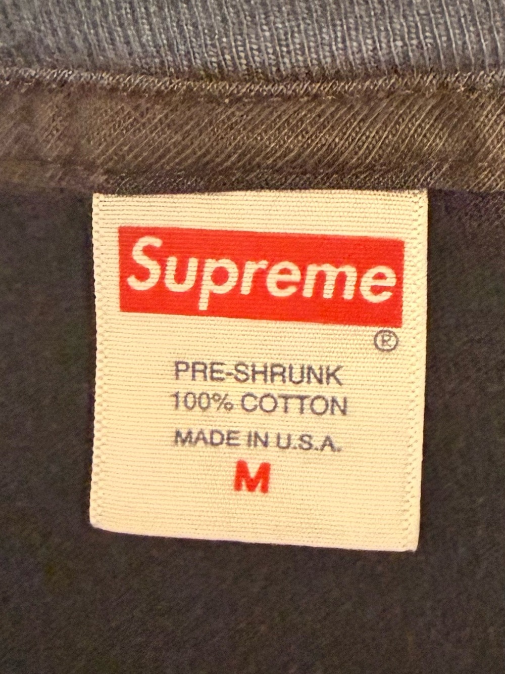 Authenticated Supreme Men’s SS21 Jamie Reid Anarchy Logo Size M T-Shirt - Picture 3 of 5